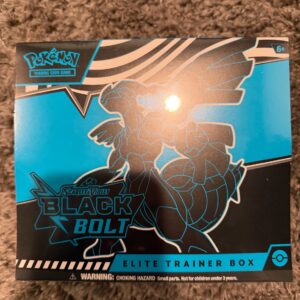 Pokémon TCG: Scarlet & Violet – Black Bolt Elite Trainer Box (Thundurus Promo)