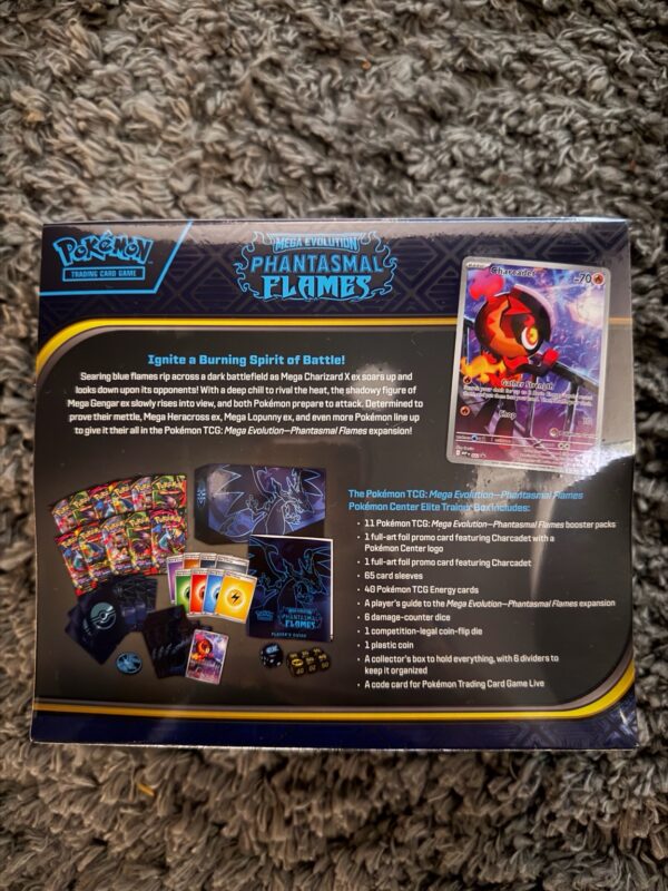 Pokémon TCG: Mega Evolution – Phantasmal Flames Elite Trainer Box (Pokémon Center Exclusive)