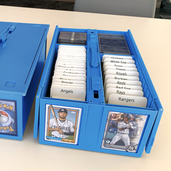 1-CCB-1600-BLU_7_Baseball BCW Collectible Card Bin – 1600 Count – Blue