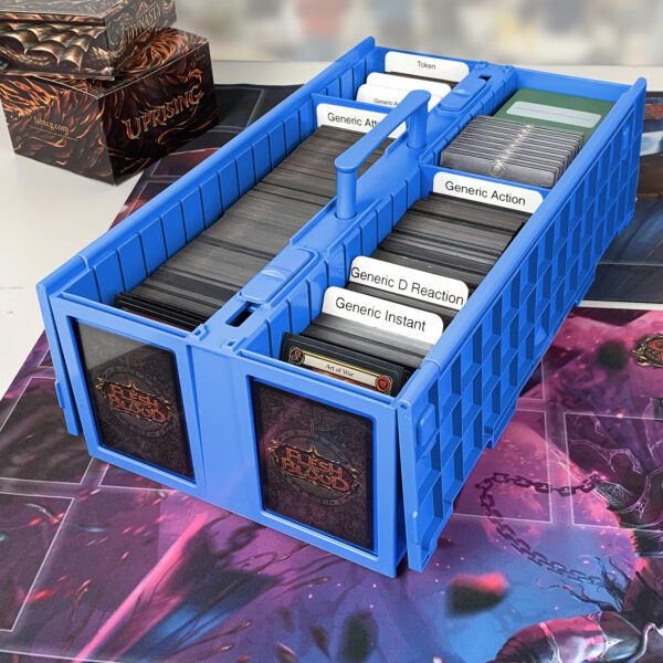 1-CCB-1600-BLU_9_FandB BCW Collectible Card Bin – 1600 Count – Blue