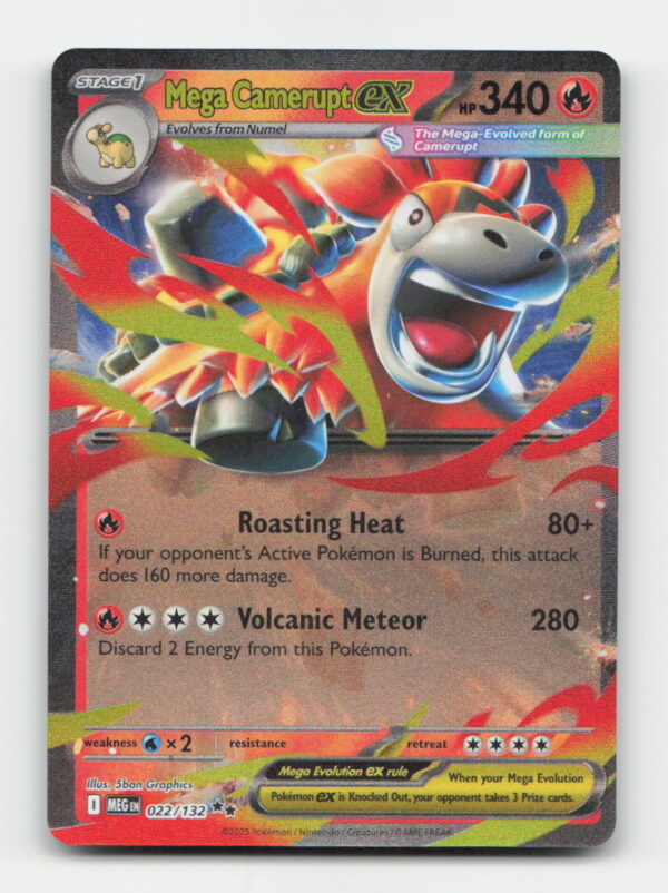 022/132 Mega Camerupt EX — Holo