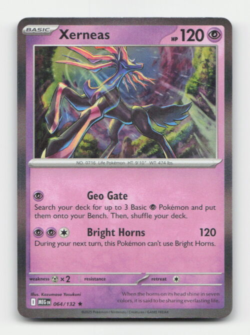 ME01-ME-064-132-Xerneas-H-R-F 064/132 Xerneas — Holo