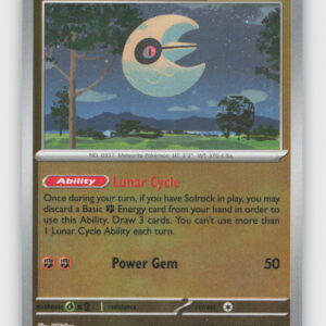 Lunatone 074/132 Mega Evolution ME01 Reverse Holo Pokémon card front