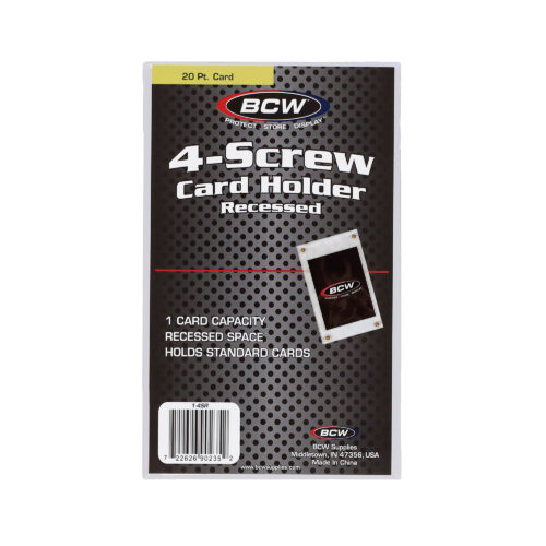 4-Screw Card Holder - Recessed