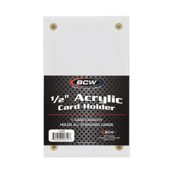 1/2 in. Acrylic Card Holder *LIMITED STOCK*
