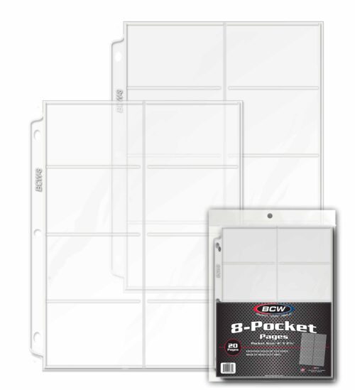 Vinyl 8-Pocket Pages