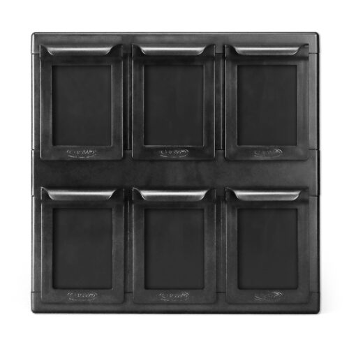 6 Drawer Card Catalog - Black