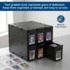 6 Drawer Graded Card Catalog - Black