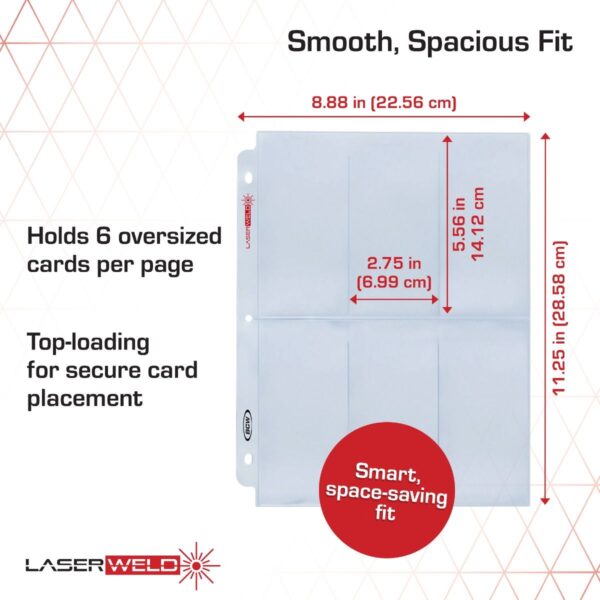 LaserWeld 6-Pocket Page (50 CT. Pack)