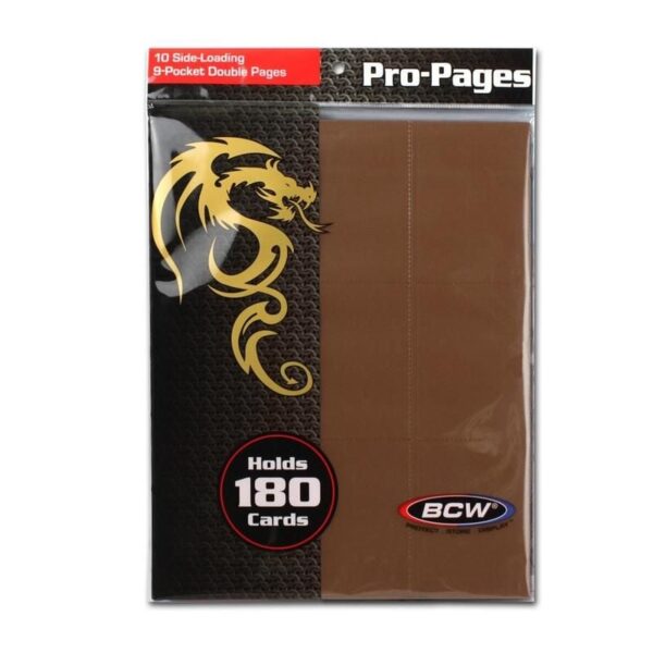 Side Loading 18-Pocket Pro Pages-Brown LTD STOCK