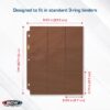 Side Loading 18-Pocket Pro Pages-Brown LTD STOCK
