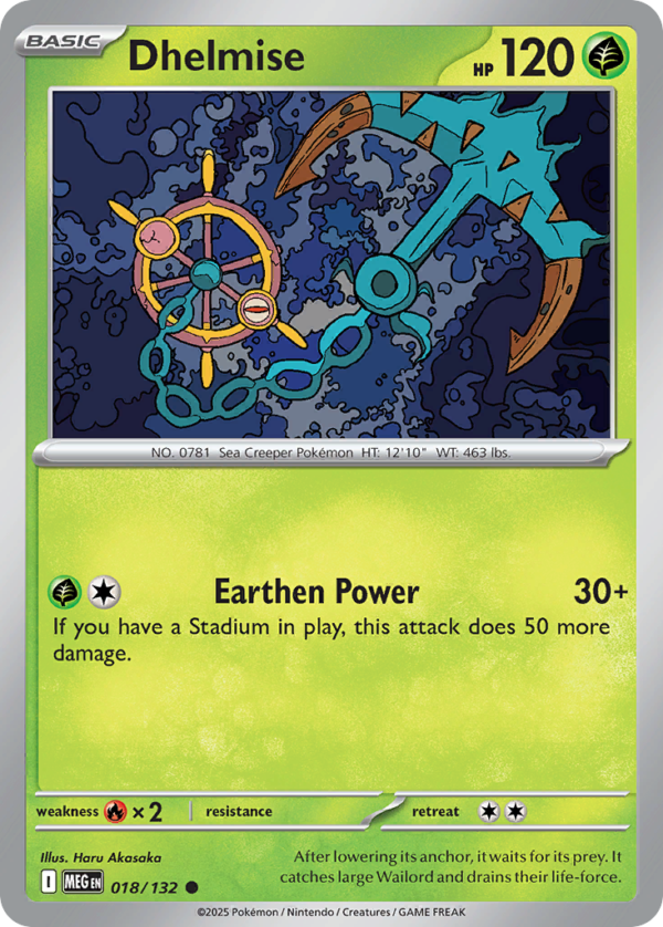 #018 Dhelmise (Reverse Holo)