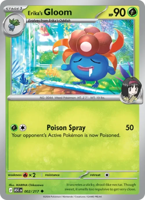 me025-002-erikas-gloom #002 Erika's Gloom (Reverse Holo)