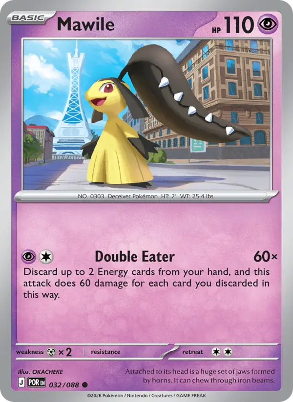 #032 Mawile (Reverse Holo)