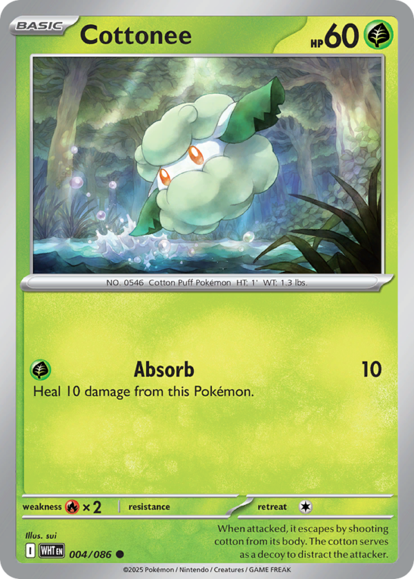 #004 Cottonee (Master Ball Reverse Holo)