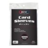 BCW Standard Card Sleeves 1000 Count packaging BCW Standard Card Sleeves 1000 Count packaging