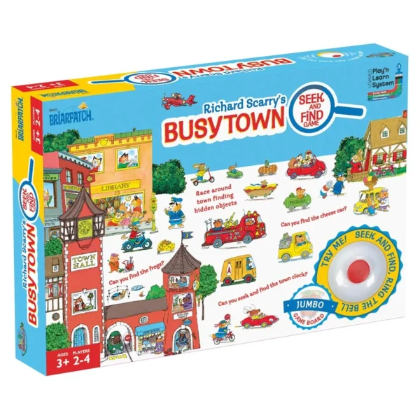 Richard Scarry Busytown Seek & Find Game product image Richard Scarry Busytown Seek & Find Game product artwork