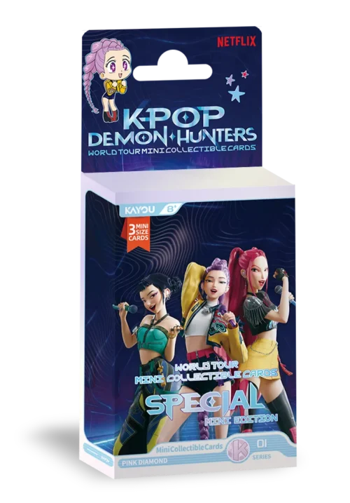 KPop Demon Hunters: Collectible Cards: Special Mini Edition: Premium Collector Box image KPop Demon Hunters: Collectible Cards: Special Mini Edition: Premium Collector Box product artwork