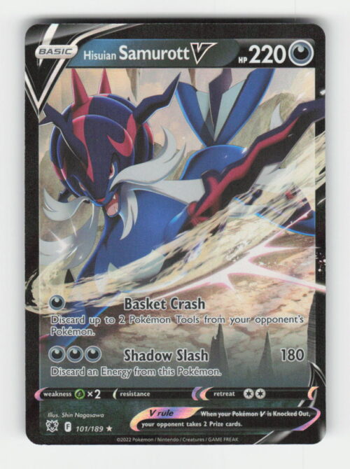 parse-1777223527591-c87oi8.jpg Hisuian Samurott V - SWSH10: Astral Radiance #101/189 - Pokemon Card