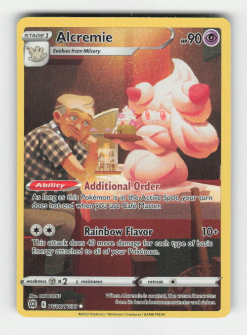 parse-1780884673157-rcelxt.jpg Alcremie - SWSH09: Brilliant Stars Trainer Gallery #TG08/TG30 - Pokemon Card