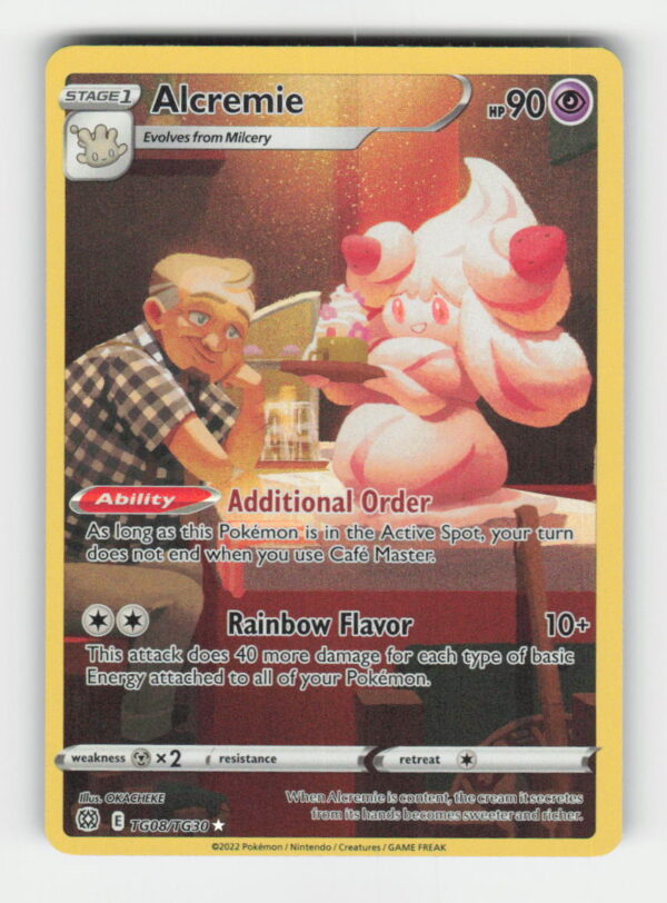 Alcremie - SWSH09: Brilliant Stars Trainer Gallery #TG08/TG30 - Pokemon Card