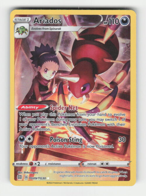 parse-1780884678032-7pxnl5.jpg Ariados - SWSH09: Brilliant Stars Trainer Gallery #TG09/TG30 - Pokemon Card