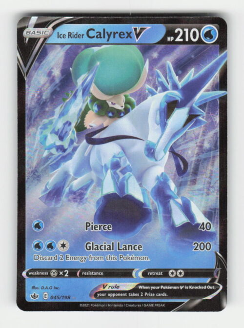 Ice Rider Calyrex V - SWSH06: Chilling Reign #045/198 - Pokemon Card