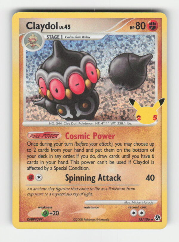 Claydol - Celebrations: Classic Collection #15/106 - Pokemon Card
