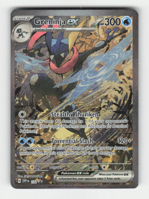 parse-1780884708128-5j1xz9.jpg Greninja ex - SV: Scarlet & Violet Promo Cards #132 - Pokemon Card