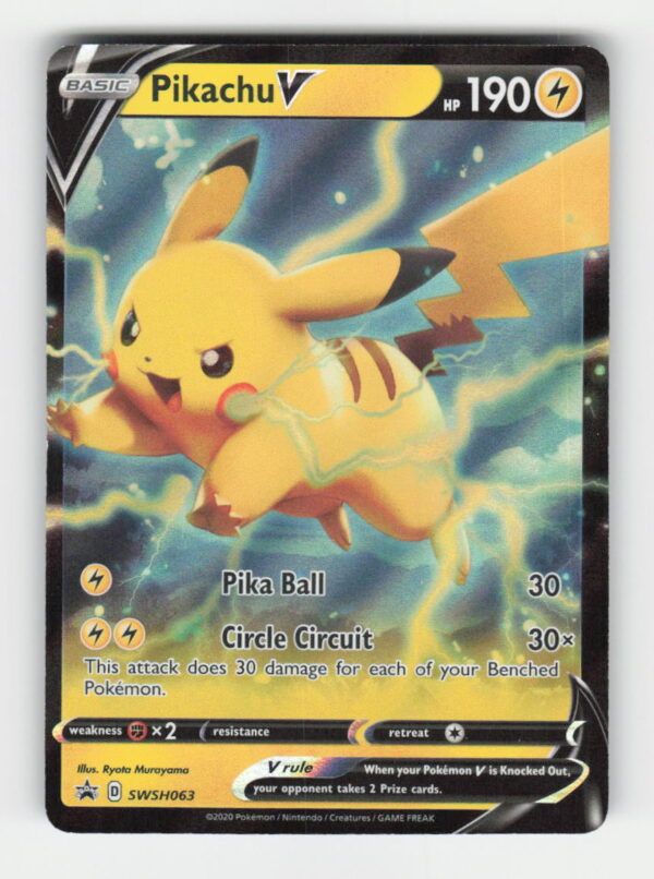 parse-1780884757352-010p8i.jpg Pikachu V - SWSH: Sword & Shield Promo Cards #SWSH063 - Pokemon Card