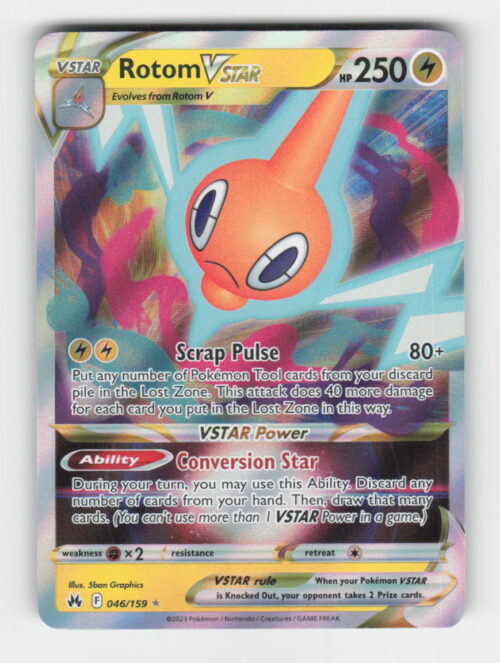 Rotom VSTAR - SWSH: Crown Zenith #046/159 - Pokemon Card