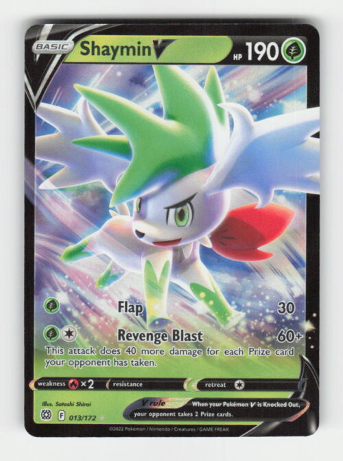 Shaymin V - SWSH09: Brilliant Stars #013/172 - Pokemon Card