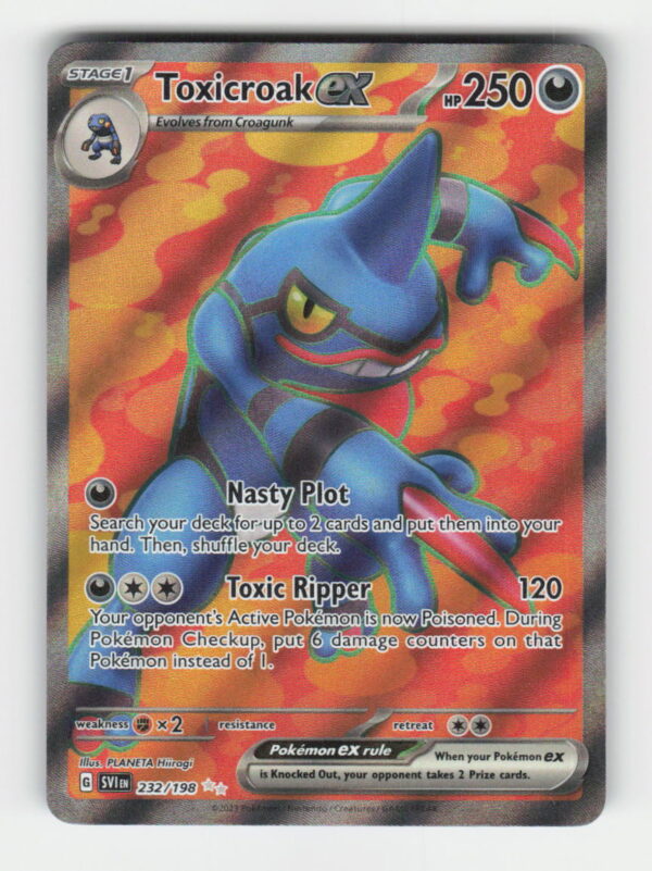 Toxicroak ex - SV01: Scarlet & Violet Base Set #232/198 - Pokemon Card