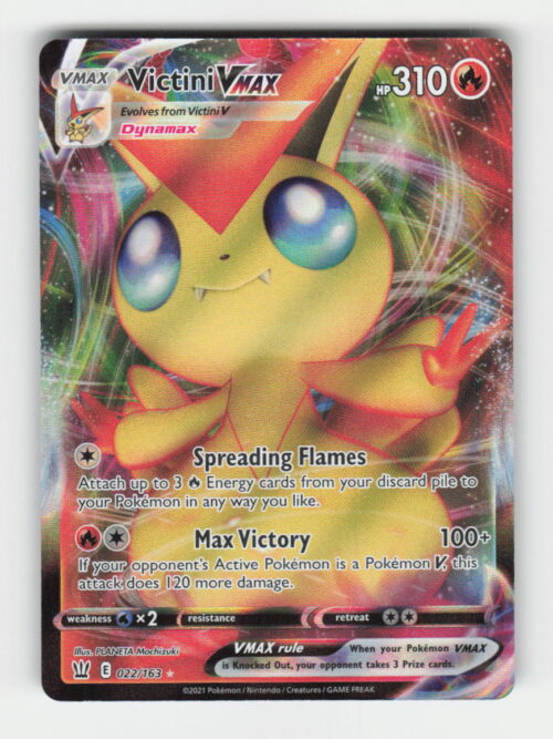 Victini VMAX - SWSH05: Battle Styles #022/163 - Pokemon Card