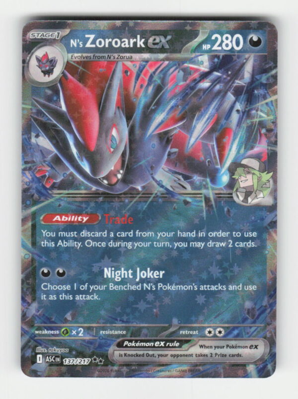 parse-1782784842489-116lnj.jpg N's Zoroark ex - ME: Ascended Heroes #137/217 - Pokemon Card