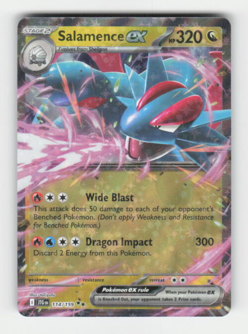 Salamence ex - SV09: Journey Together #114/159 - Pokemon Card