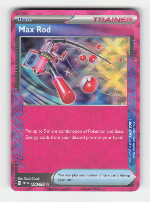 Max Rod - SV: Prismatic Evolutions #116/131 - Pokemon Card