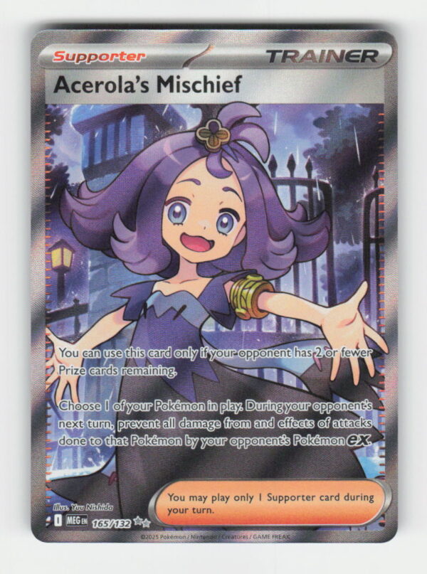 Acerola's Mischief - ME01: Mega Evolution #165/132 - Pokemon Card