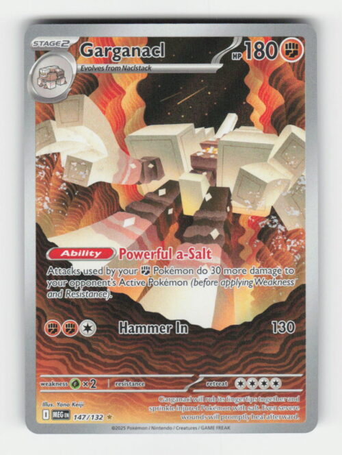parse-1782788812899-xktalb.jpg Garganacl - ME01: Mega Evolution #147/132 - Pokemon Card