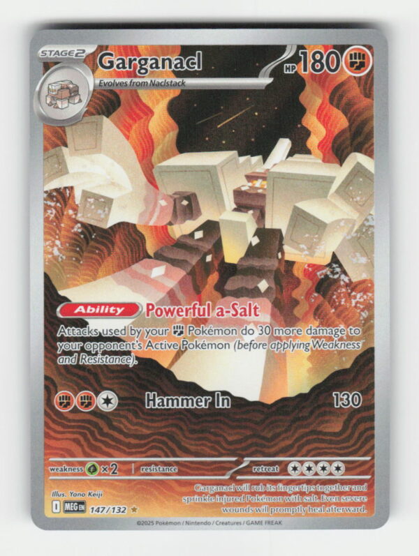 parse-1782788812899-xktalb.jpg Garganacl - ME01: Mega Evolution #147/132 - Pokemon Card