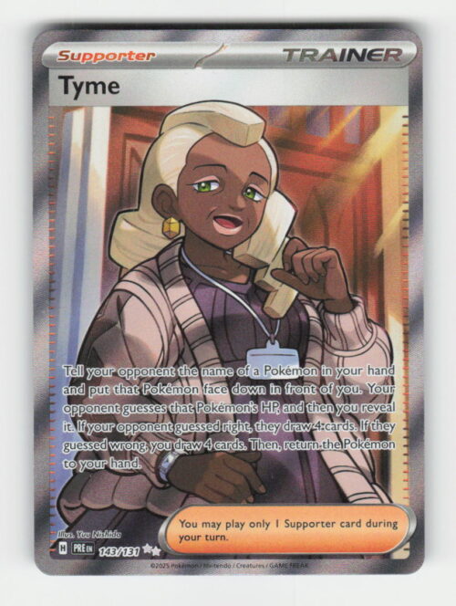 Tyme - SV: Prismatic Evolutions #143/131 - Pokemon Card