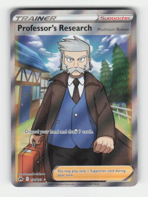 Professor's Research [Professor Rowan] (Full Art) - SWSH: Crown Zenith #150/159 - Pokemon Card