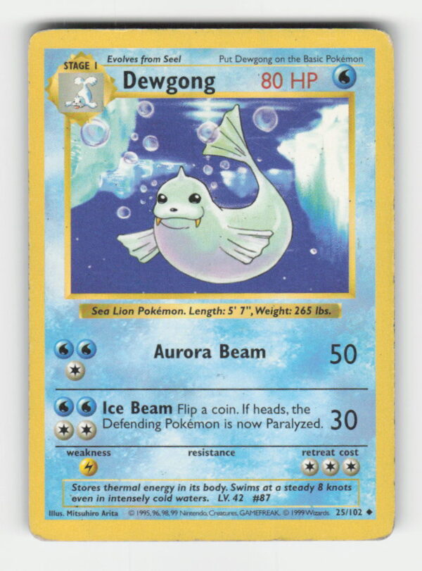 parse-1782789427665-iormjs.jpg Dewgong - Base Set (Shadowless) #025/102 - Pokemon Card