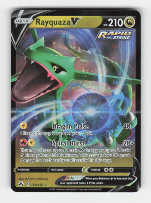 Rayquaza V - SWSH: Crown Zenith #100/159 - Pokemon Card
