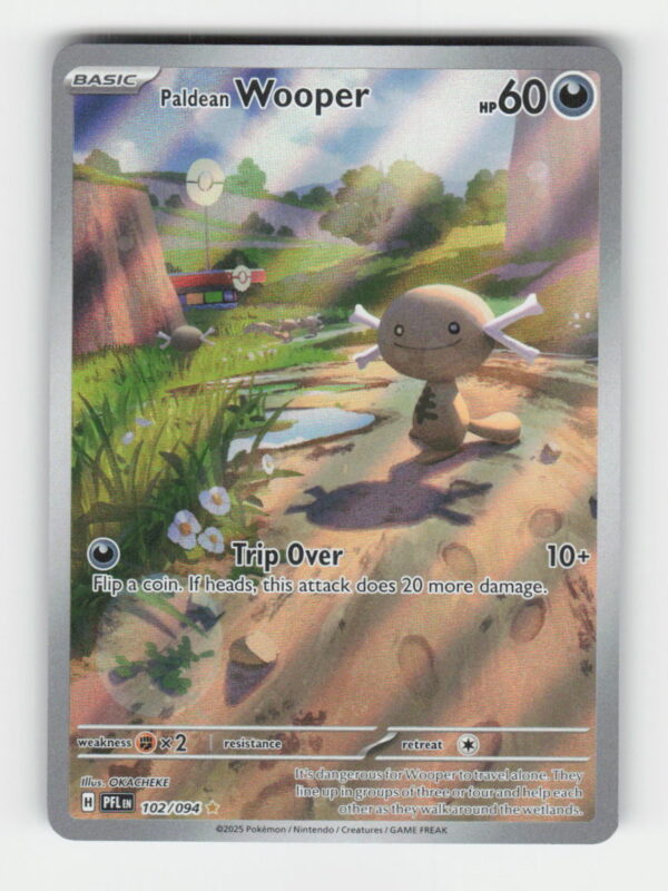 Paldean Wooper - ME02: Phantasmal Flames #102/094 - Pokemon Card