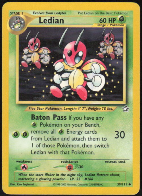 Ledian - Neo Genesis #039/111 - Pokemon Card