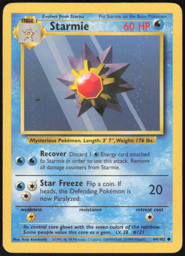 Starmie - Base Set #064/102 - Pokemon Card
