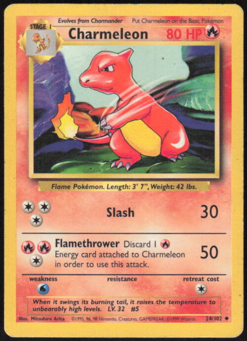 parse-1785810523509-wi0z2w.jpg Charmeleon - Base Set #024/102 - Pokemon Card