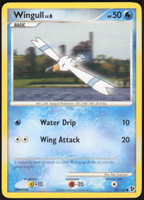 Wingull - Great Encounters #95/106 - Pokemon Card