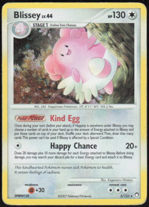 Blissey - Mysterious Treasures #5/123 - Pokemon Card